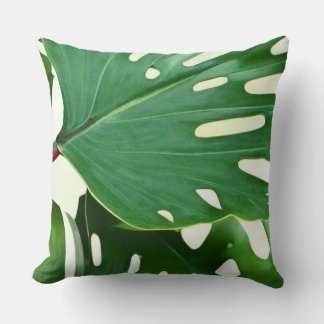 Monstera Leaves  Cushion