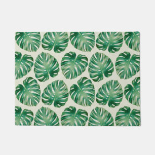 Monstera leaves doormat