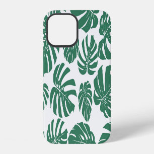 Monstera leaves seamless, decorative pattern. iPhone 12 case