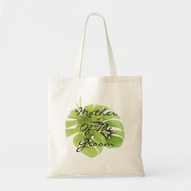 Monstera leaves tote bag (Front)