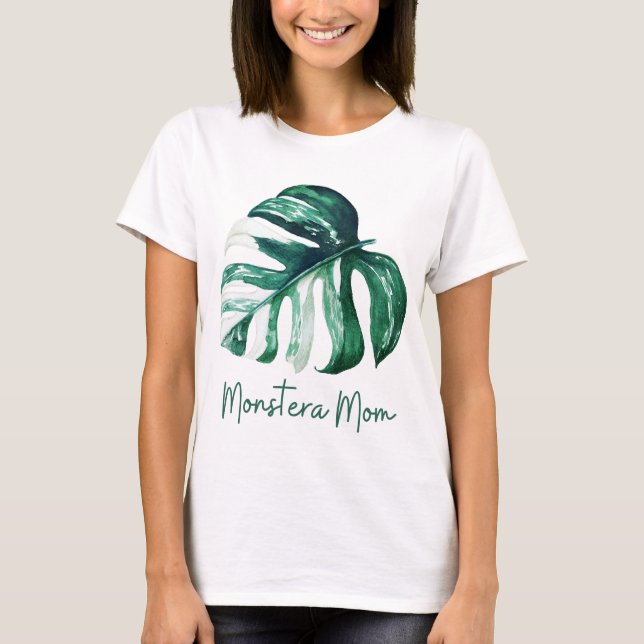 Monstera Mum, Monstera Lover T-Shirt (Front)