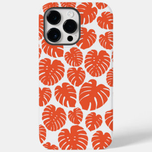 Monstera - Orange and White Case-Mate iPhone 14 Pro Max Case