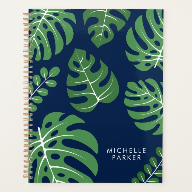 Monstera Palm Leaves Planner (Front)