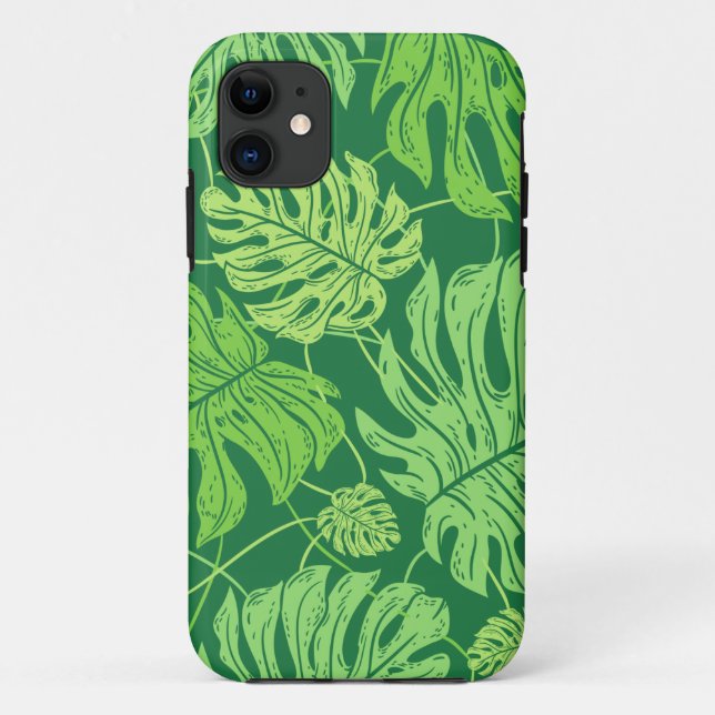 Monstera pattern     Case-Mate iPhone case (Back)