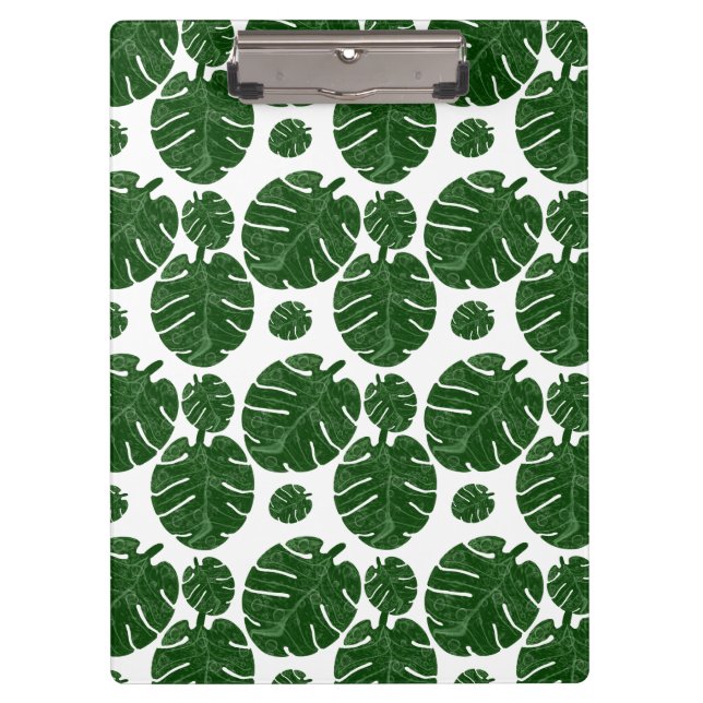 Monstera pattern  clipboard (Front)