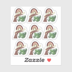 Monstera Rainbow Bohemian Girly 