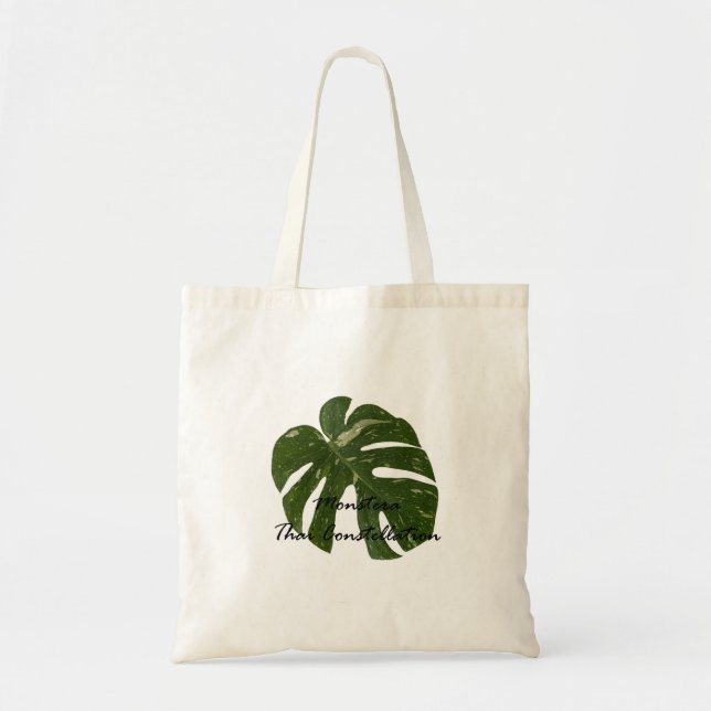 Monstera Thai Constellation Tote Bag (Front)