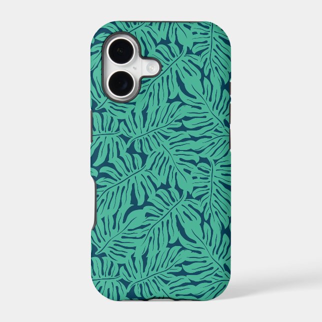 Monstera Tropical Leaf Pattern (Back)