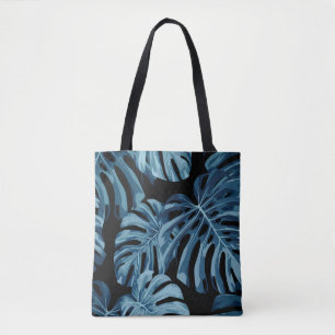 Monstera tropical plant / houseplant design featur tote bag
