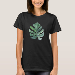 Monstera Watercolor Leaf T-Shirt