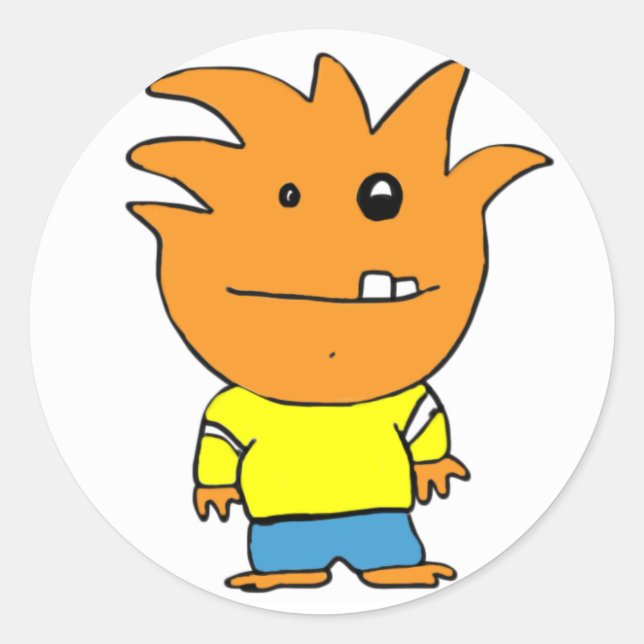 MonsterBall Classic Round Sticker (Front)