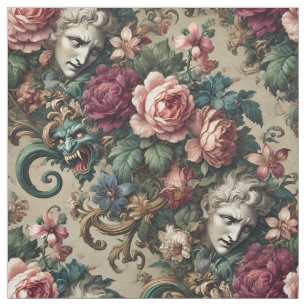 Monsters Amongst Men – Gothic Statement Tile Fabric