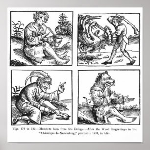 Monsters born from the Deluge Poster