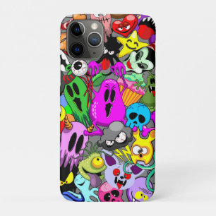 Monsters Cute Characters Halloween Pattern  iPhone 11 Pro Case