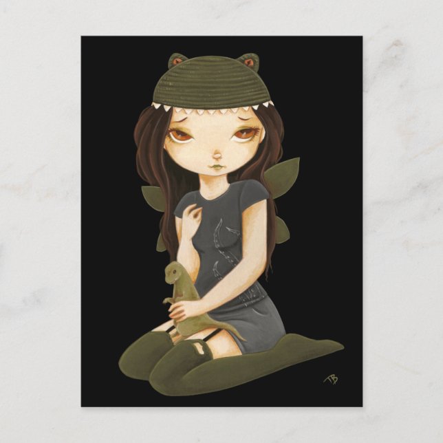 Monsters - Dinosaur fairy monster Postcard (Front)