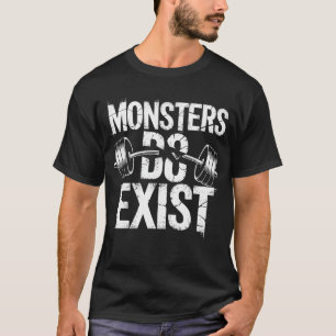 Monsters Do Eistshirt Men Women Gym Gothic Scary H T-Shirt