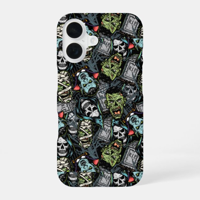 MONSTER'S Everywhere! iPhone 16 Case (Back)