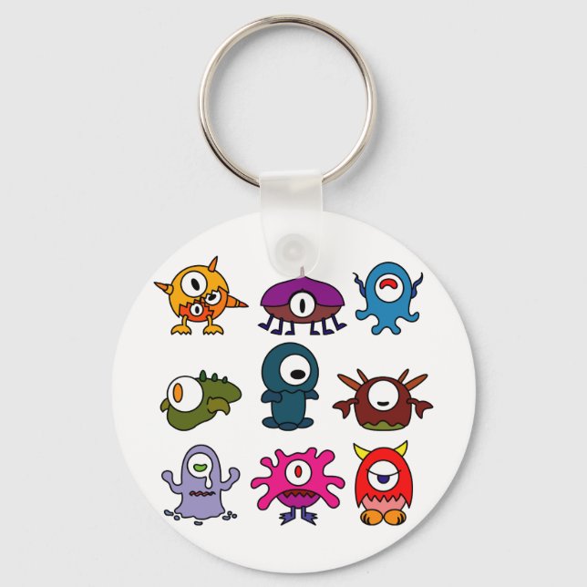 Monsters Key Ring (Front)