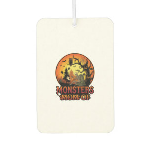 Monsters Mum Halloween Skeleton Pumpkin Owl Spooky Car Air Freshener
