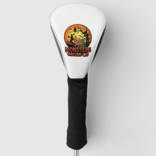 Monsters Mum Halloween Skeleton Pumpkin Owl Spooky Golf Head Cover