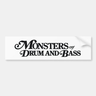 Monsters of Drum and Bass Bump Sticker