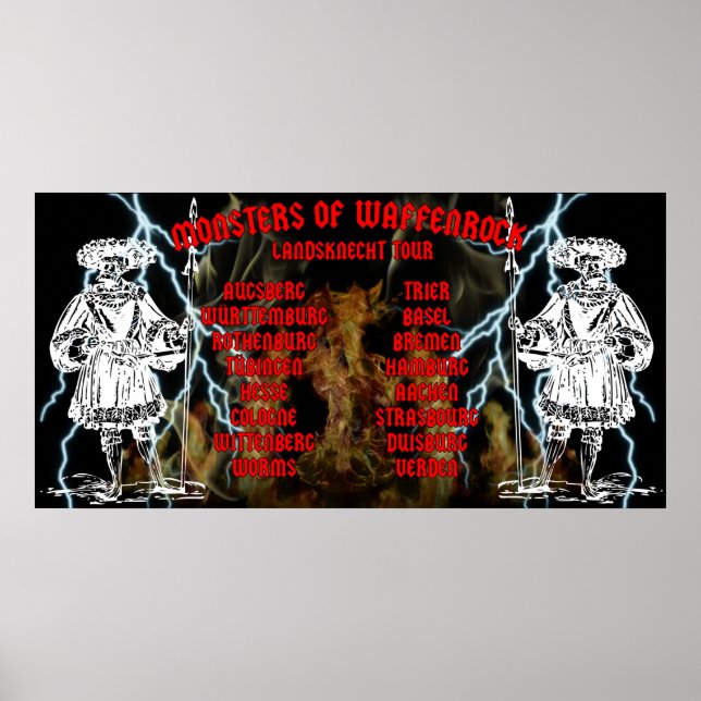 Monsters of Waffenrock Poster (Front)