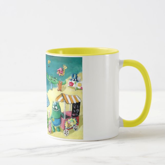 Monsters on the Beach Mug (Right)