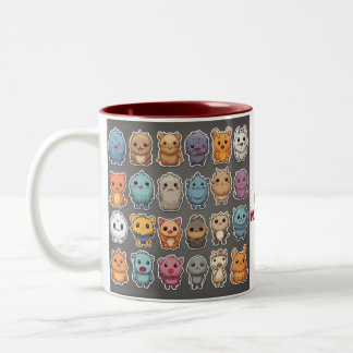 Monsters Two-Tone Coffee Mug