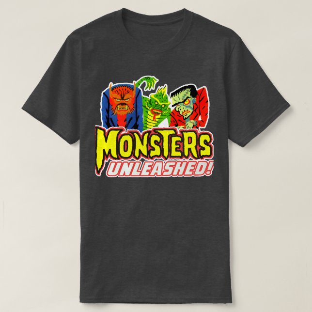 Monsters Unleashed T-Shirt (Design Front)