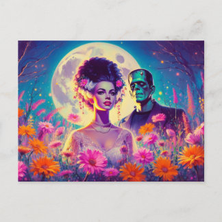 Monsters Wedding Thank You Postcard