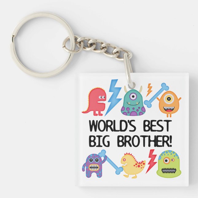 Monsters World Best Big Brother Key Ring (Front)