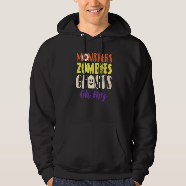 Monsters Zombies Ghosts Hoodie (Front)