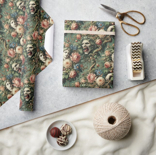 Monstres au Paradis – Gothic Victorian Wrapping Paper (Crafts)