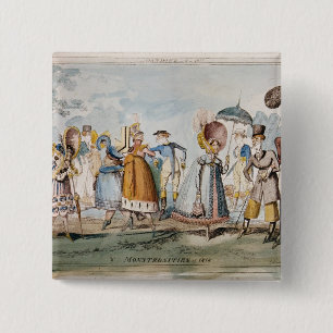 Monstrosities of 1818 15 cm square badge