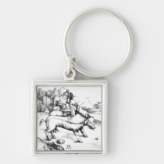 Monstrous Pig Key Ring (Front)