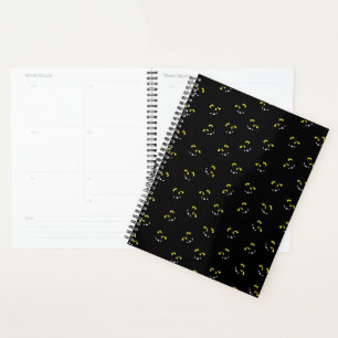 Monstrous trick-or-treat planner - black and green