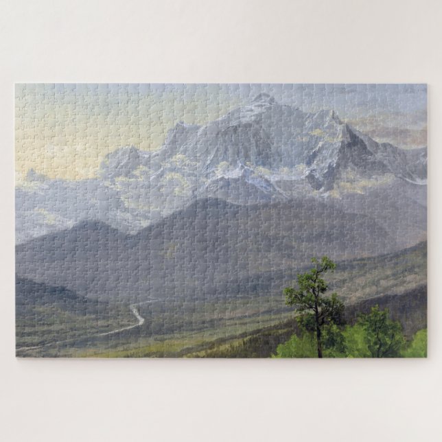 Mont Blanc, Albert Bierstadt Jigsaw Puzzle (Horizontal)