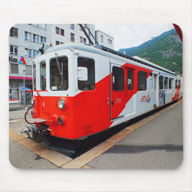 Mont Blanc express train Mouse Pad (Front)