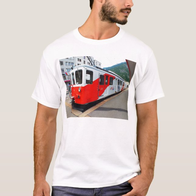 Mont Blanc express train T-Shirt (Front)