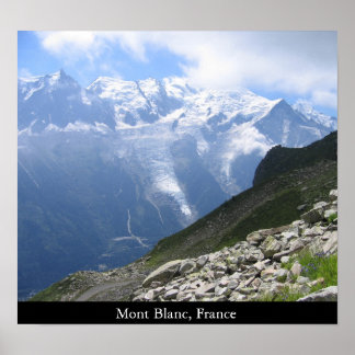 Mont Blanc, France Poster