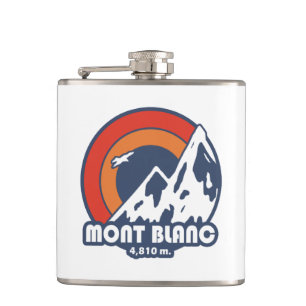 Mont Blanc France Sun Eagle Hip Flask