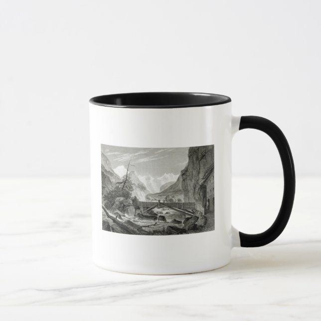 Mont Blanc from the Baths of St. Didier Mug (Right)