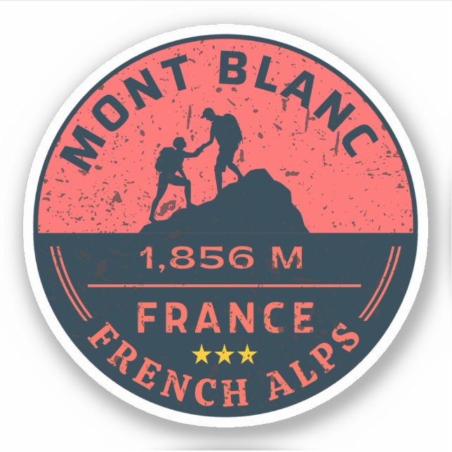 Mont Blanc hiking french adventure- Monte Bianco (Front)