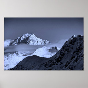 Mont Blanc Les Arcs French Alps France Poster
