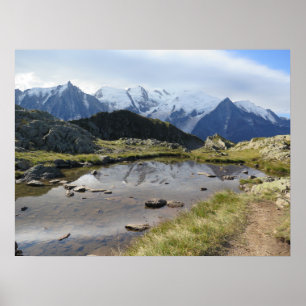 Mont Blanc massif Poster