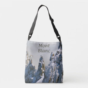 Mont Blanc Monte Bianco White Mountain Alps Europe Crossbody Bag