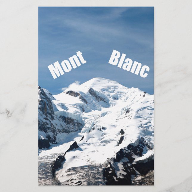 Mont Blanc Mountain - Magnificent! (Front)