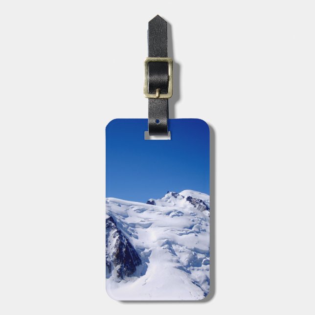 Mont Blanc mountain massif Luggage Tag (Front Vertical)