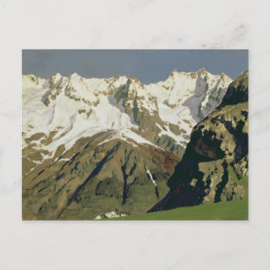 Mont Blanc Mountains, 1897 Postcard