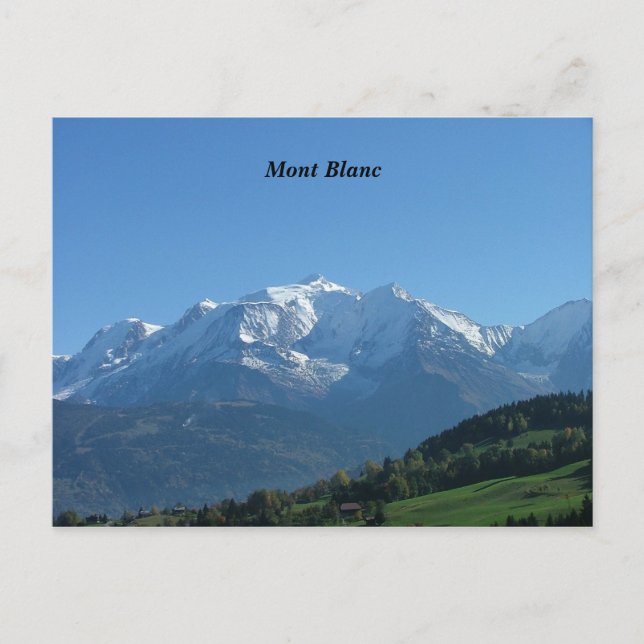Mont Blanc - Postcard (Front)